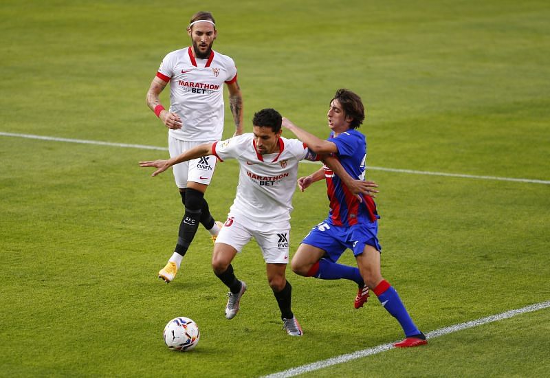 Jesus Navas has played every single minute in Sevilla's campaign so far